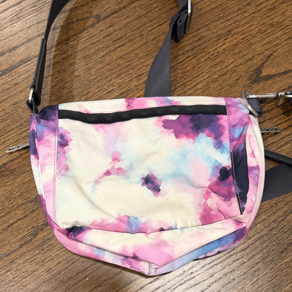 lululemon athletica Pink Purple Watercolor Crossbody Bag - Picture 3 of 4